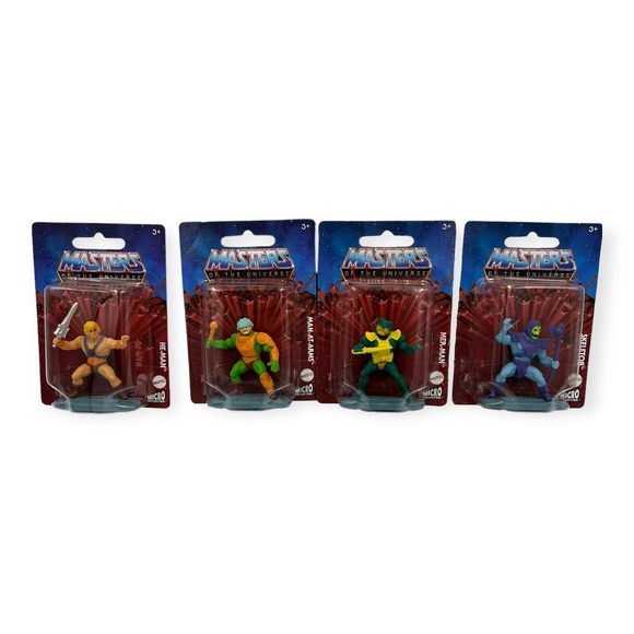 Masters of the Universe Other - Masters of the Universe Micro Collection 4 Pack He-Man Skeletor New